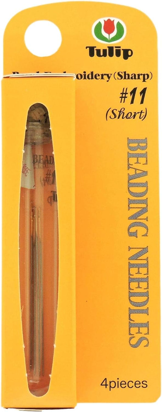 Tulip Beading Needles Size 11 Short - Package of 4