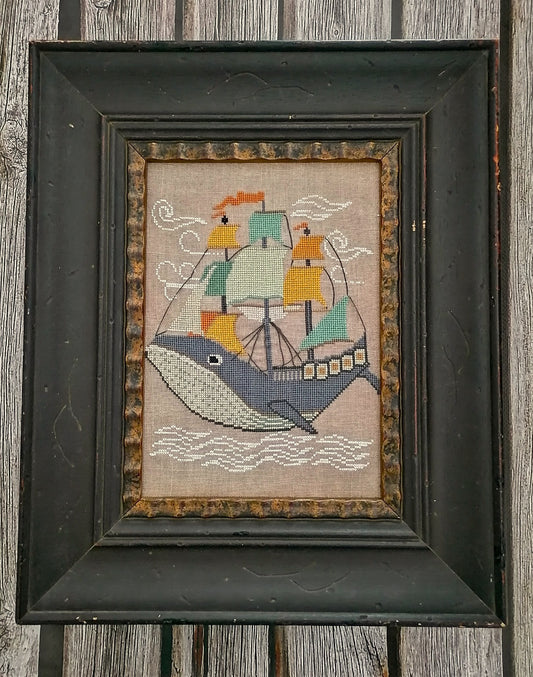 Twin Peaks Primitives Afloat Cross Stitch Pattern