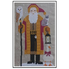 Twin Peaks Primitives Santa 2023 Sampler Cross Stitch Pattern