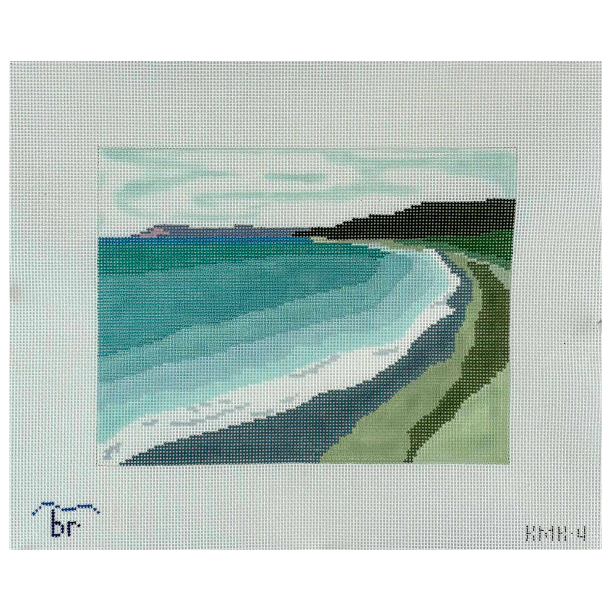 Blue Ridge Stitchery Katherine Miller Knuth Lakeshore Needlepoint Canvas - Large