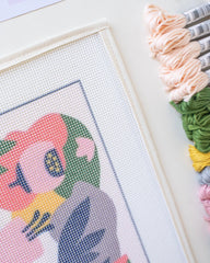 Unwind Studio Blush Garden Needlepoint Kit