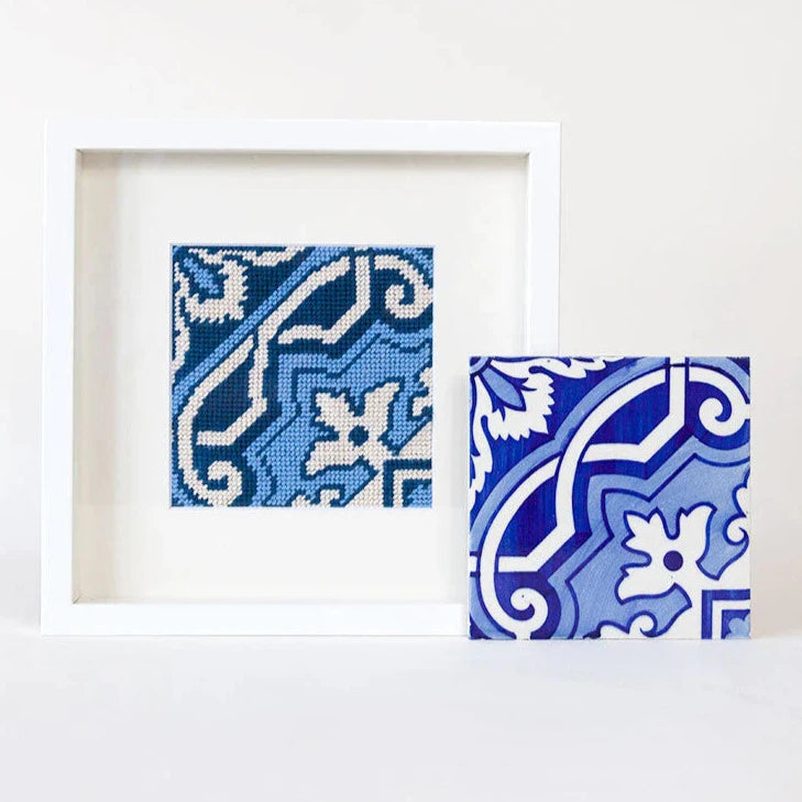 Unwind Studio Portuguese Tile Needlepoint Kit