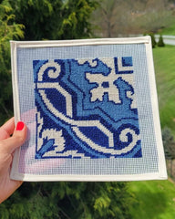 Unwind Studio Portuguese Tile Needlepoint Kit