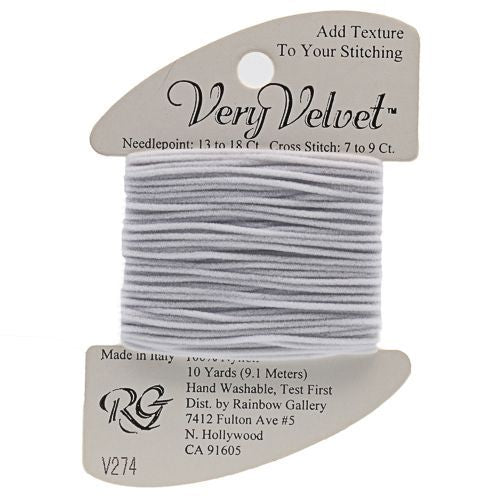 Rainbow Gallery Very Velvet - 274 Lite Pearl Gray