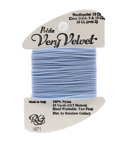 Rainbow Gallery Petite Very Velvet - 671 powder blue