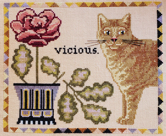 The Artsy Housewife Vicious Cross Stitch Pattern