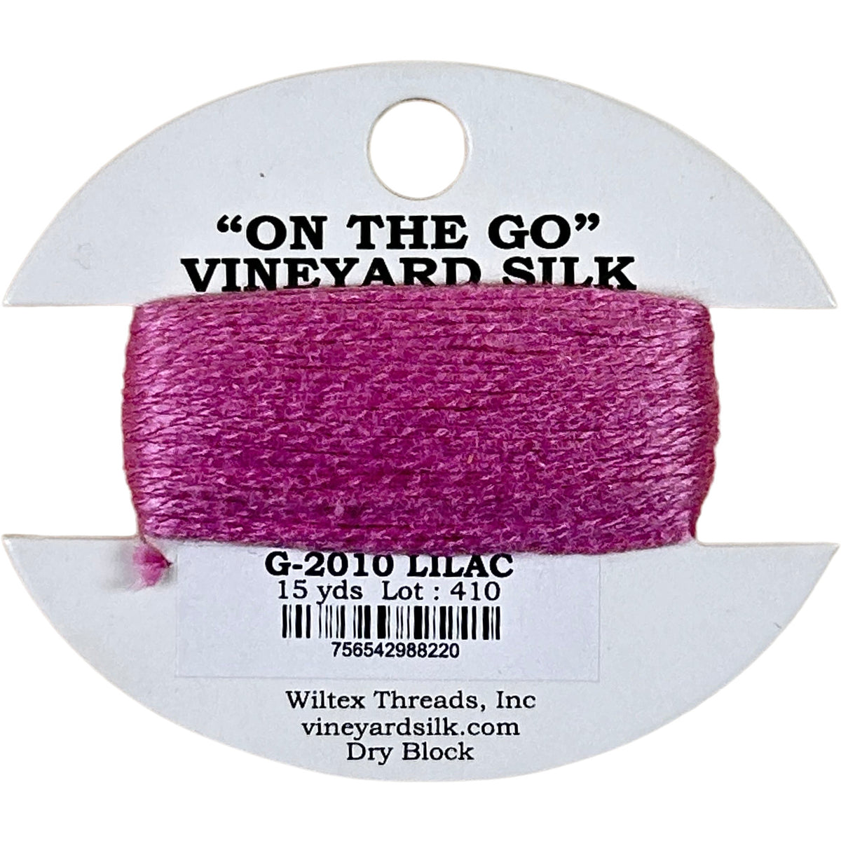 Vineyard Silk Classic On the Go 15 yd Card - 2010 Lilac