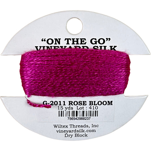 Vineyard Silk Classic On the Go 15 yd Card - 2011 Rose Bloom