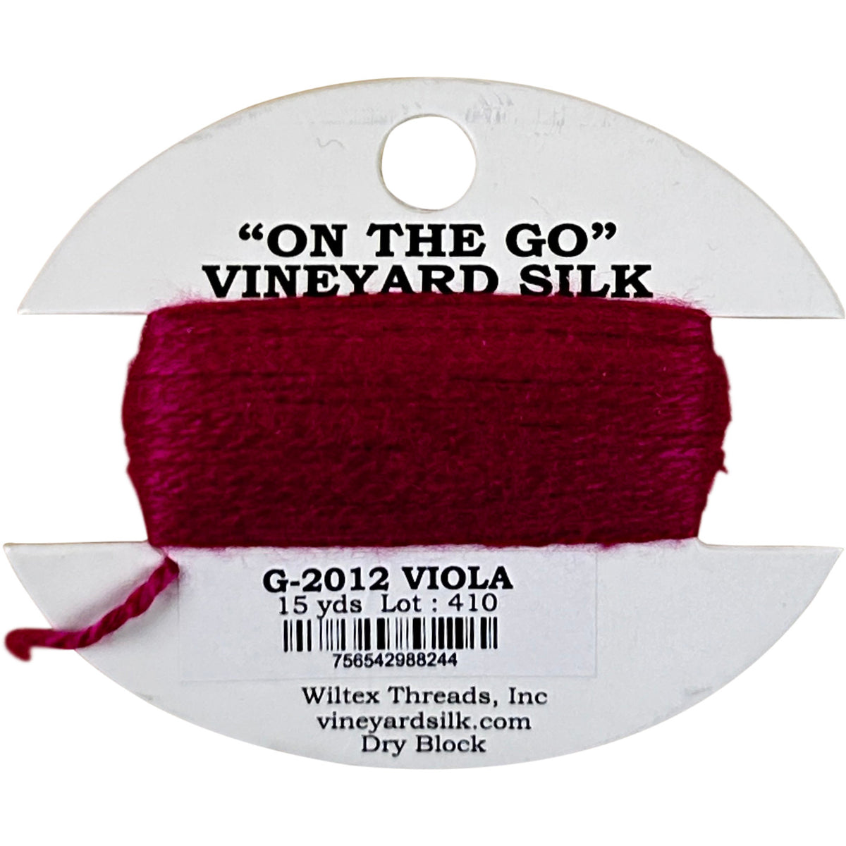 Vineyard Silk Classic On the Go 15 yd Card - 2012 Viola