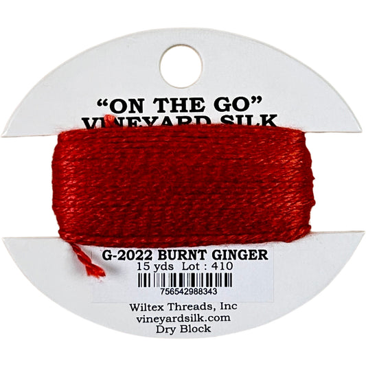 Vineyard Silk Classic On the Go 15 yd Card - 2022 Burnt Ginger