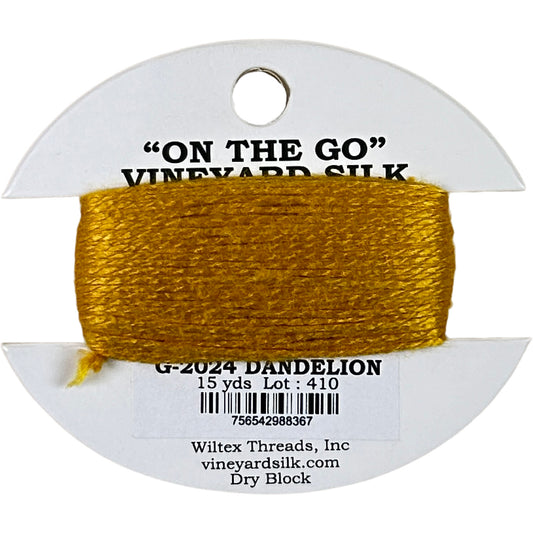 Vineyard Silk Classic On the Go 15 yd Card - 2024 Dandelion