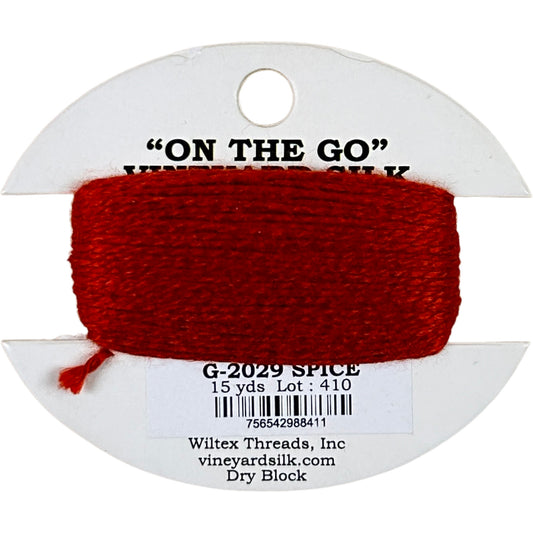 Vineyard Silk Classic On the Go 15 yd Card - 2029 Spice