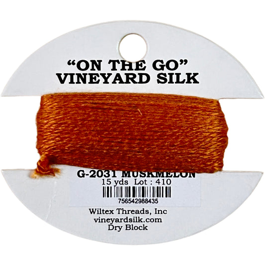 Vineyard Silk Classic On the Go 15 yd Card - 2031 Muskmelon