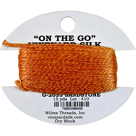 Vineyard Silk Classic On the Go 15 yd Card - 2033 Sandstone