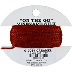 Vineyard Silk Classic On the Go 15 yd Card - 2034 Caramel