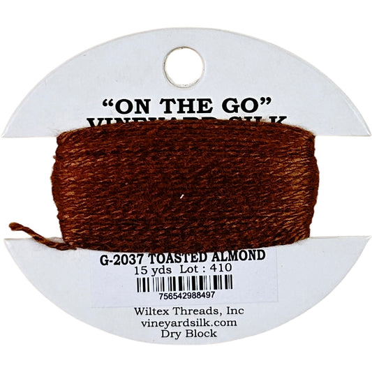 Vineyard Silk Classic On the Go 15 yd Card - 2037 Toasted Almond