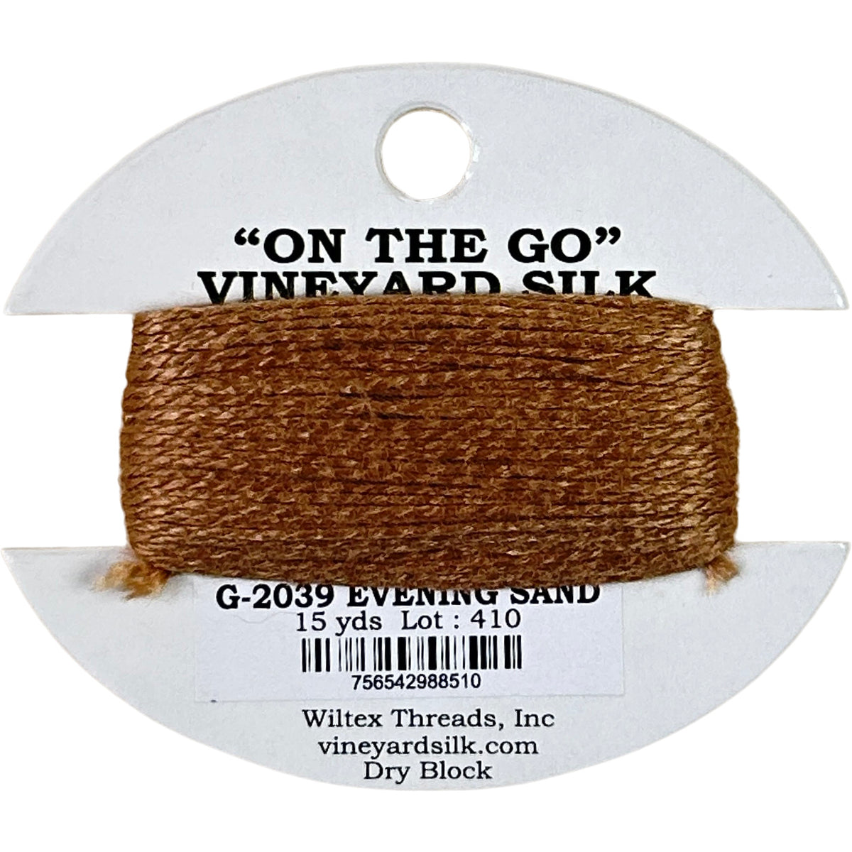 Vineyard Silk Classic On the Go 15 yd Card - 2039 Evening Sun