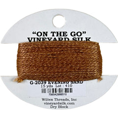 Vineyard Silk Classic On the Go 15 yd Card - 2039 Evening Sun