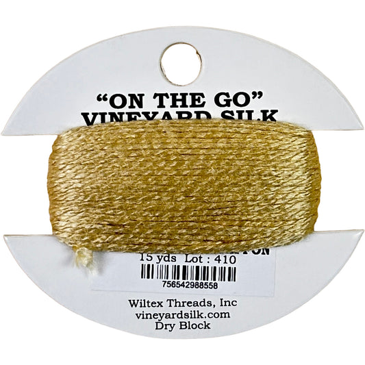 Vineyard Silk Classic On the Go 15 yd Card - 2043 Lemon Chiffon