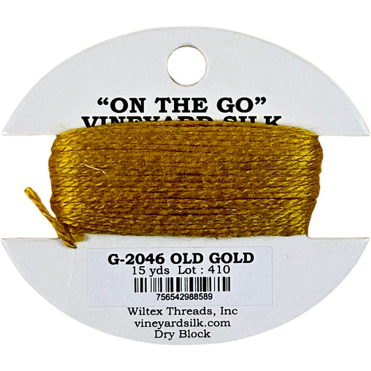 Vineyard Silk Classic On the Go 15 yd Card - 2046 Old Gold