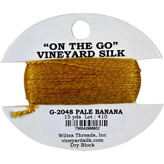 Vineyard Silk Classic On the Go 15 yd Card - 2048 Pale Banana