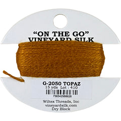 Vineyard Silk Classic On the Go 15 yd Card - 2050 Topaz