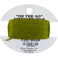 Vineyard Silk Classic On the Go 15 yd Card - 2051 Macaw