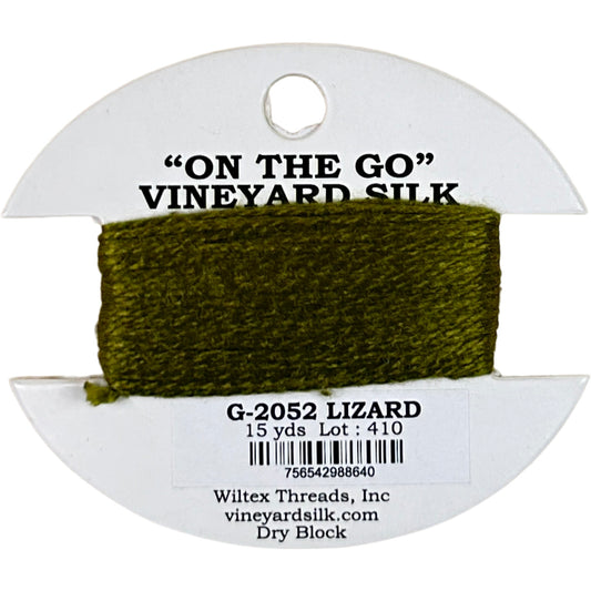 Vineyard Silk Classic On the Go 15 yd Card - 2052 Lizard