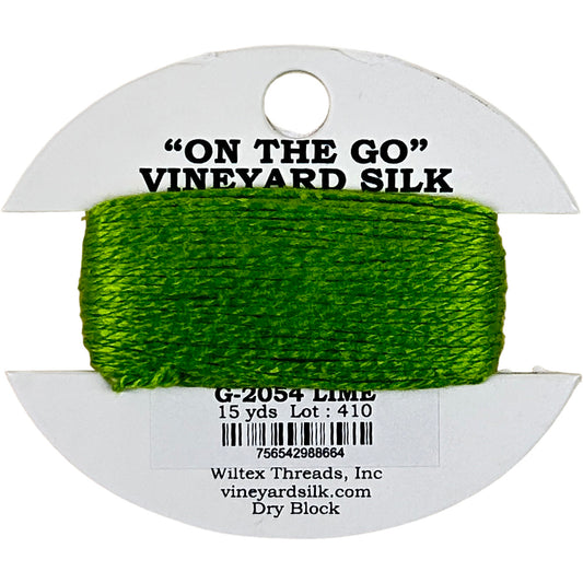 Vineyard Silk Classic On the Go 15 yd Card - 2054 Lime