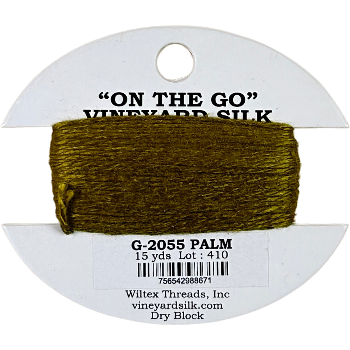 Vineyard Silk Classic On the Go 15 yd Card - 2055 Palm