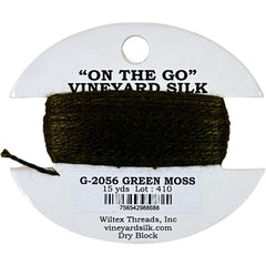 Vineyard Silk Classic On the Go 15 yd Card - 2056 Green Moss