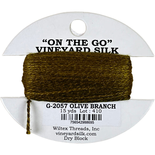 Vineyard Silk Classic On the Go 15 yd Card - 2057 Olive Branch