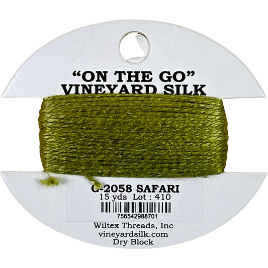Vineyard Silk Classic On the Go 15 yd Card - 2058 Safari