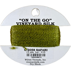 Vineyard Silk Classic On the Go 15 yd Card - 2058 Safari