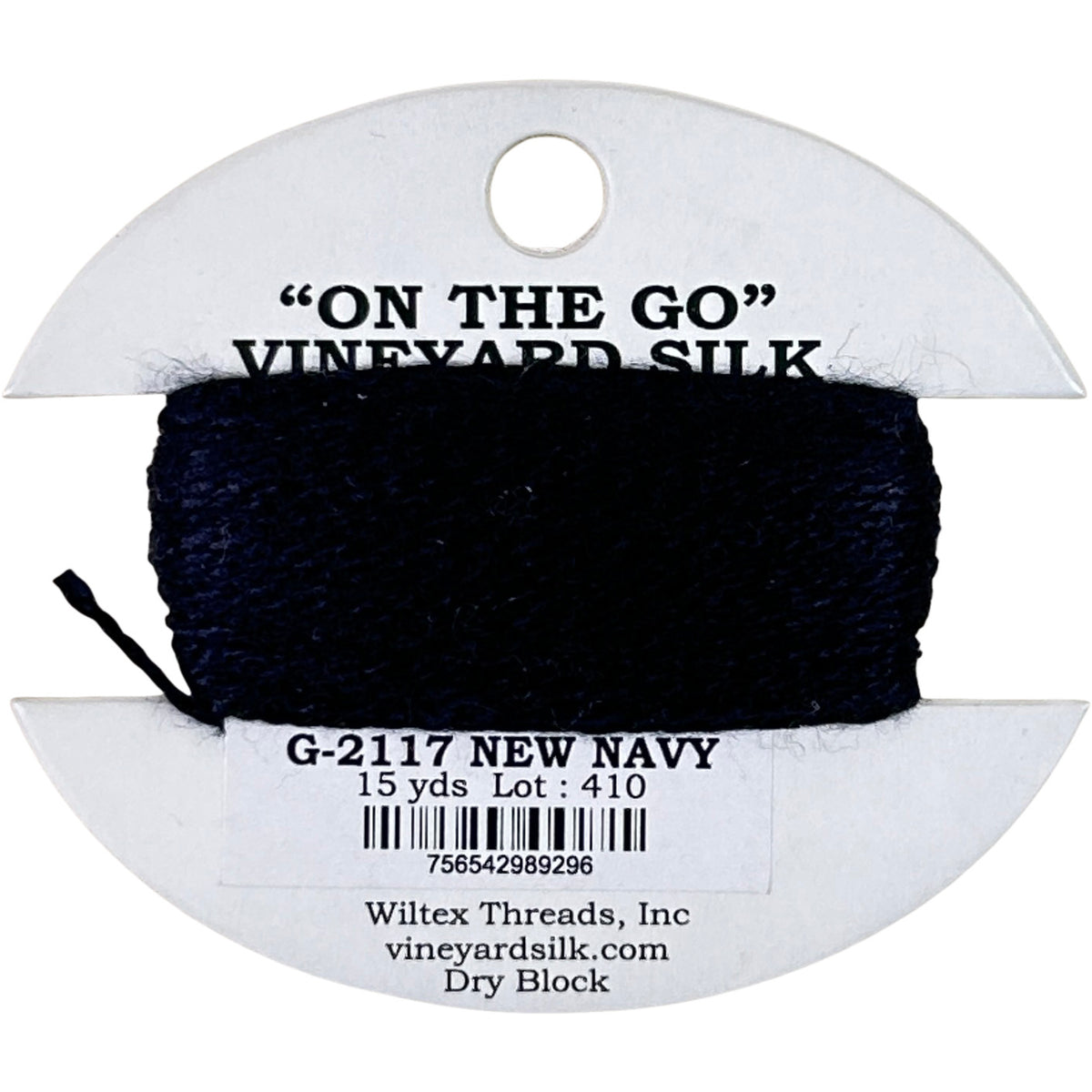 Vineyard Silk Classic On the Go 15 yd Card - 2117 New Navy