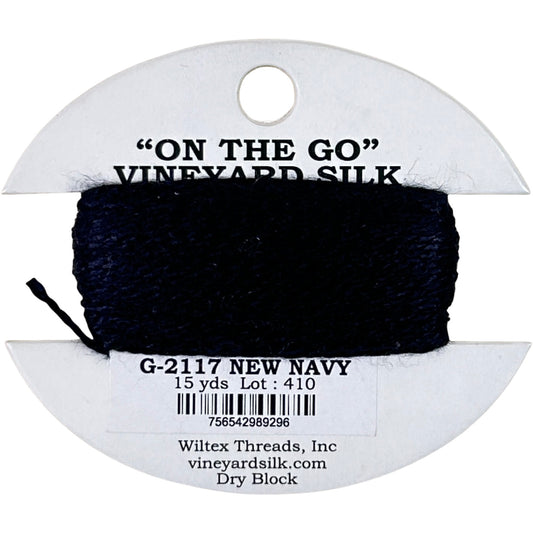 Vineyard Silk Classic On the Go 15 yd Card - 2117 New Navy