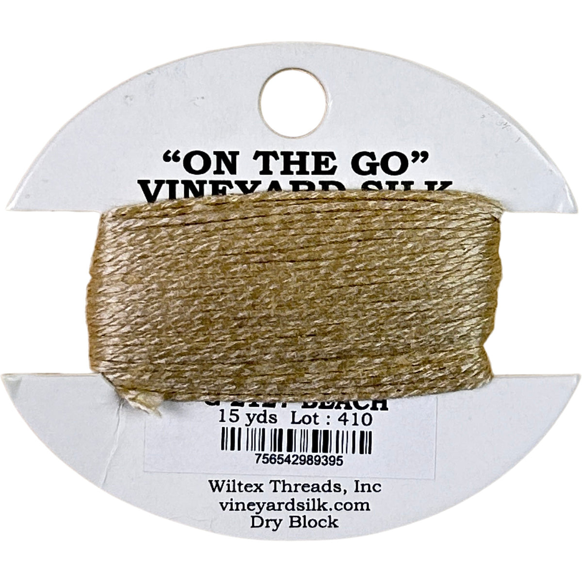 Vineyard Silk Classic On the Go 15 yd Card - 2127 Beach