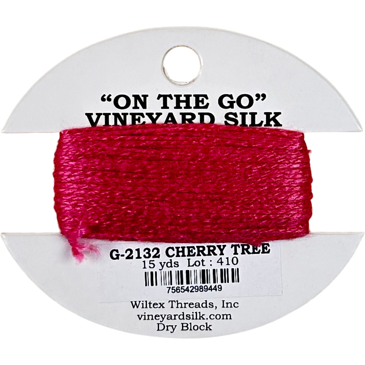 Vineyard Silk Classic On the Go 15 yd Card - 2132 Cherry Tree
