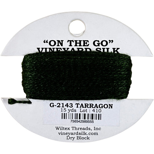Vineyard Silk Classic On the Go 15 yd Card - 2143 Tarragon