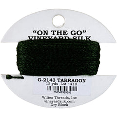 Vineyard Silk Classic On the Go 15 yd Card - 2143 Tarragon