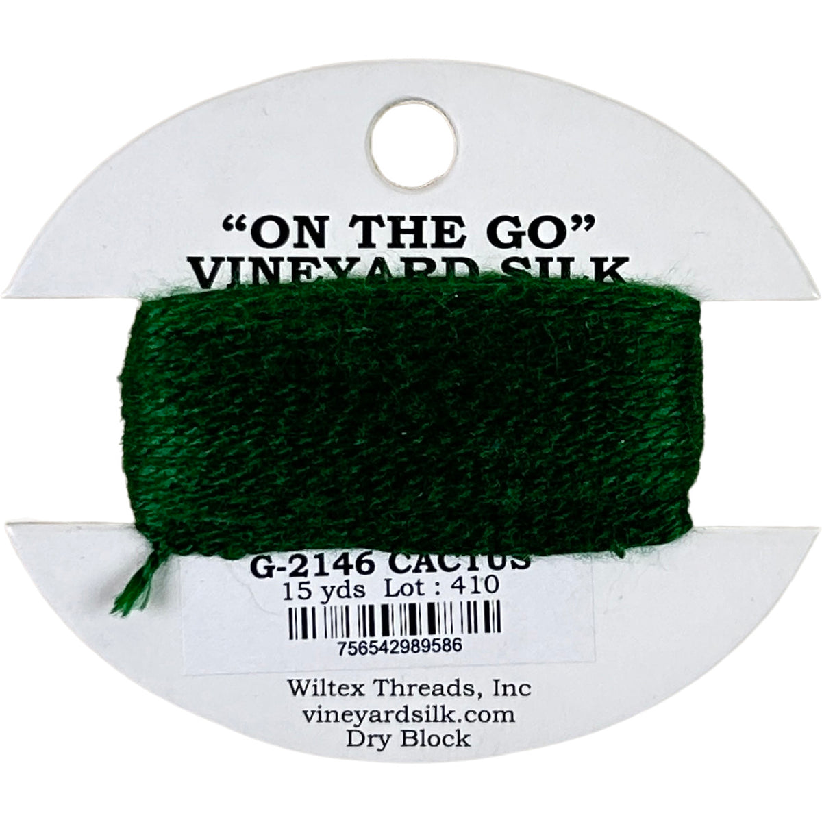 Vineyard Silk Classic On the Go 15 yd Card - 2146 Cactus