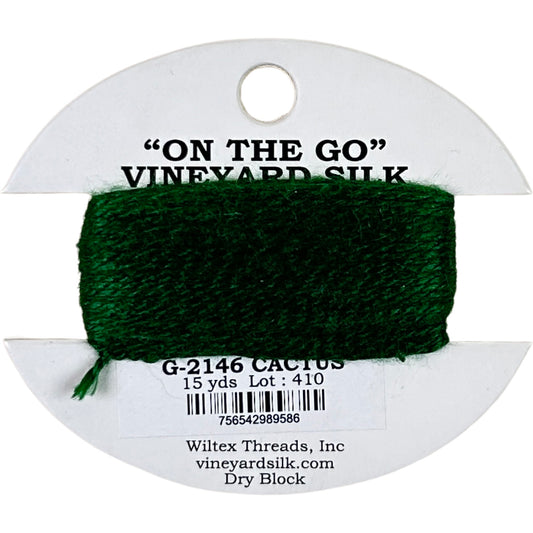 Vineyard Silk Classic On the Go 15 yd Card - 2146 Cactus