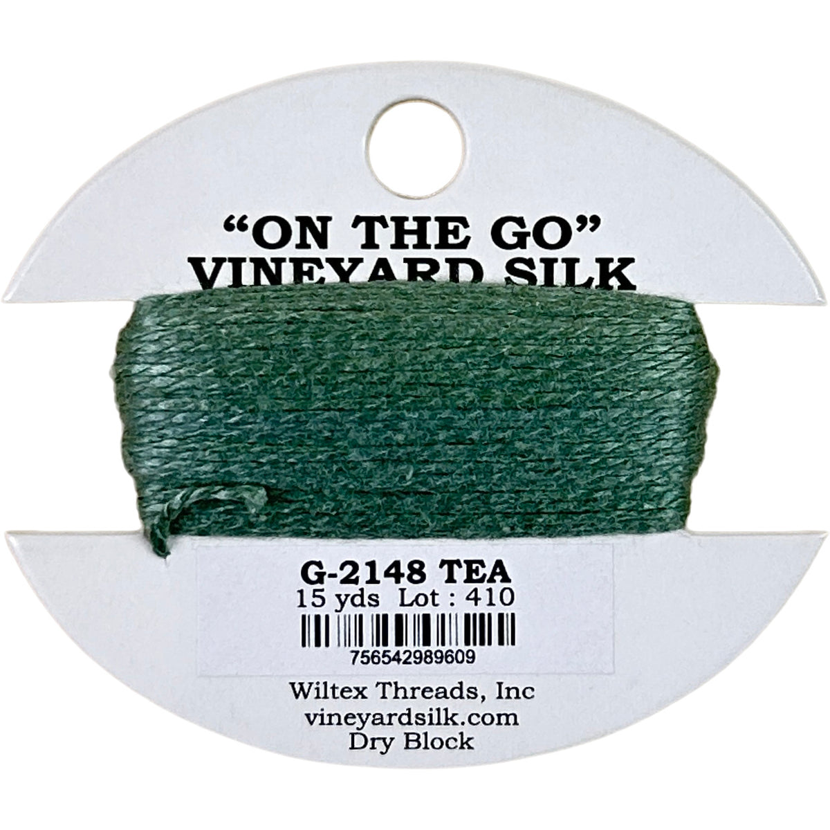 Vineyard Silk Classic On the Go 15 yd Card - 2148 Tea