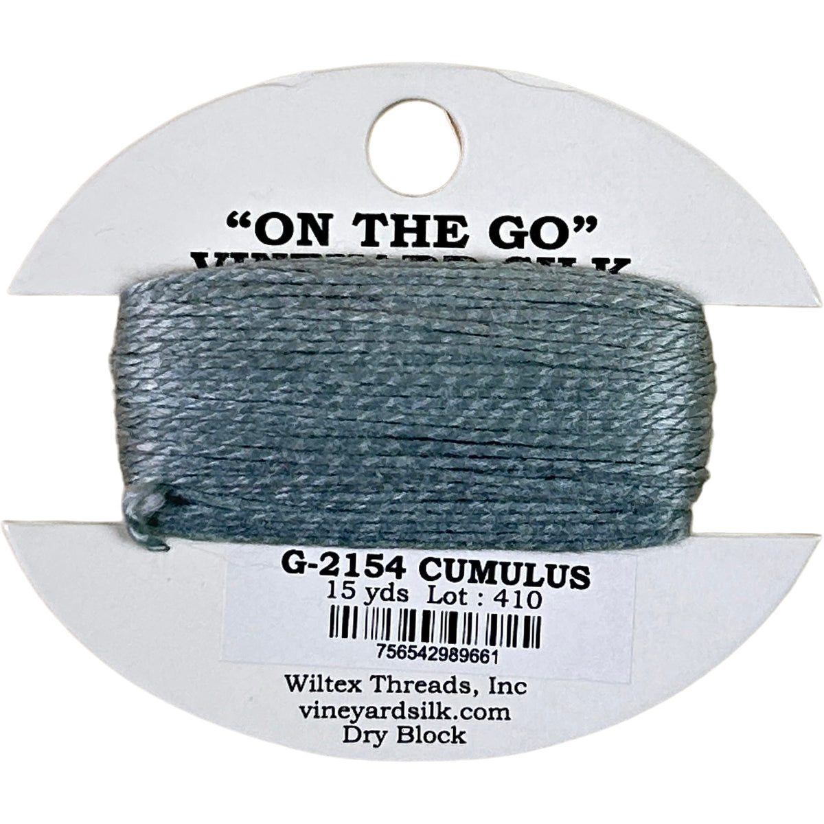 Vineyard Silk Classic On the Go 15 yd Card - 2154 Cumulus