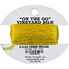 Vineyard Silk Classic On the Go 15 yd Card - 2163 Creme Brulee
