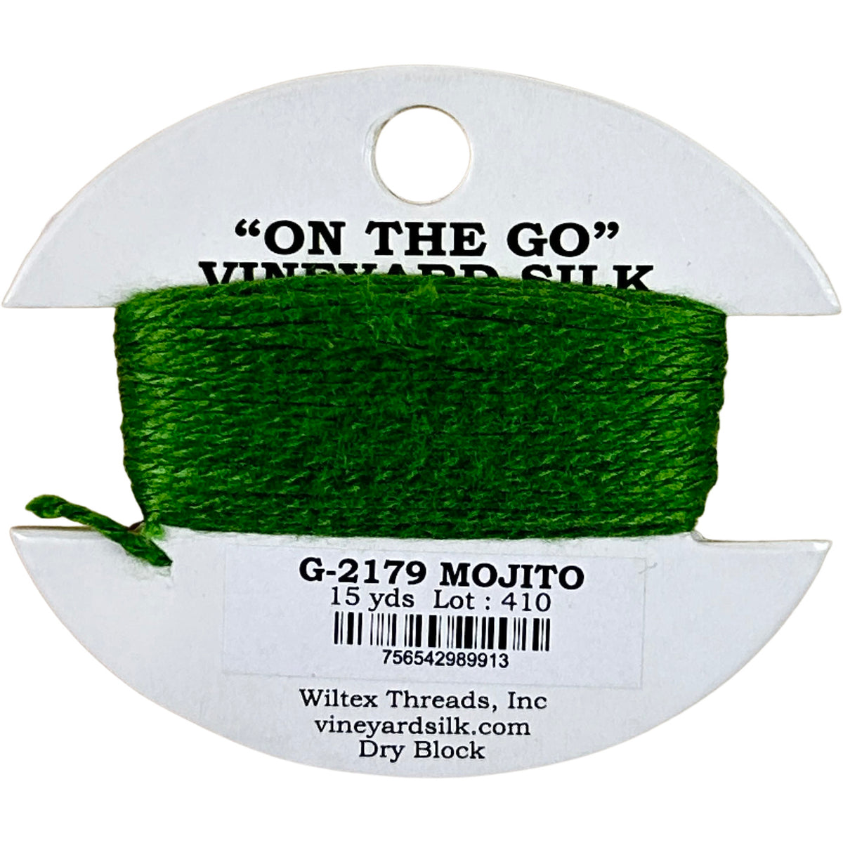 Vineyard Silk Classic On the Go 15 yd Card - 2179 Mojito