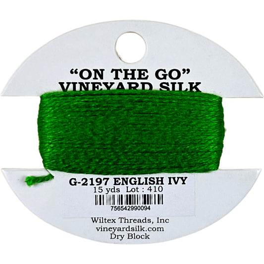 Vineyard Silk Classic On the Go 15 yd Card - 2197 English Ivy