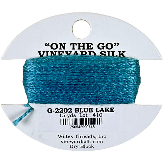 Vineyard Silk Classic On the Go 15 yd Card - 2202 Blue Lake