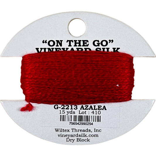 Vineyard Silk Classic On the Go 15 yd Card - 2213 Azalea