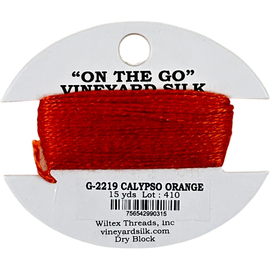 Vineyard Silk Classic On the Go 15 yd Card - 2219 Calypso